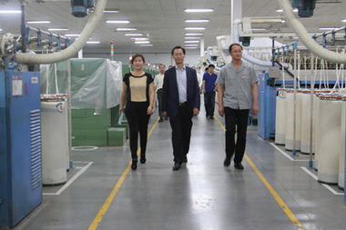 江苏金昇实业股份董事长潘雪平一行莅临我公司开展技术交流